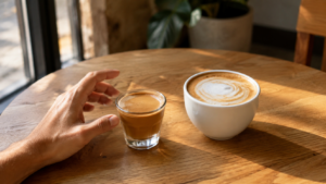 Choosing between a cortado and cappuccino