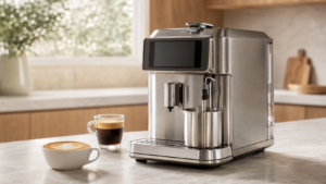 Nespresso Creatista Pro review showing simultaneous espresso extraction and automatic milk steaming