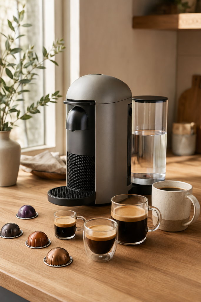 Nespresso VertuoPlus review and Vertuo capsule coffee machine buying guide