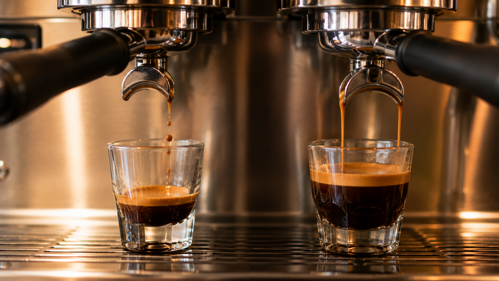 Ristretto vs espresso comparing extraction time and coffee yield