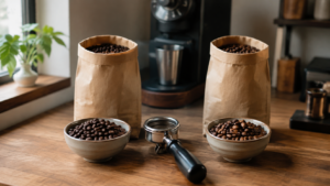 Single-origin coffee vs espresso blend beans