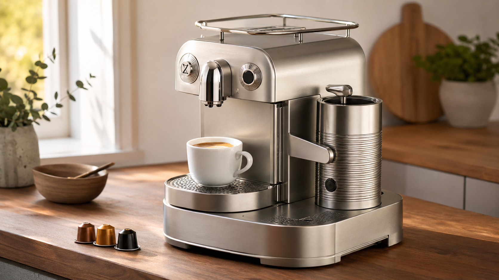 Nespresso Gran Maestria review featuring the premium Original Line capsule machine